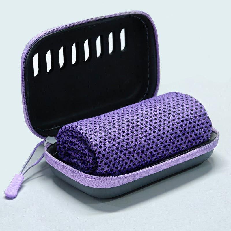 HydraCore CryoTowel CryoWeave Fiber close-up quick-dry weave – Lifebloomers