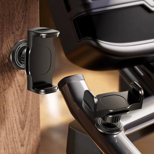 HydraCore MagDock magnetic phone mount locked onto gym machine frame – Lifebloomers